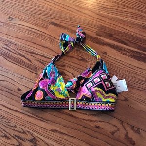 NWT Trina Turk bikini halter top size 8